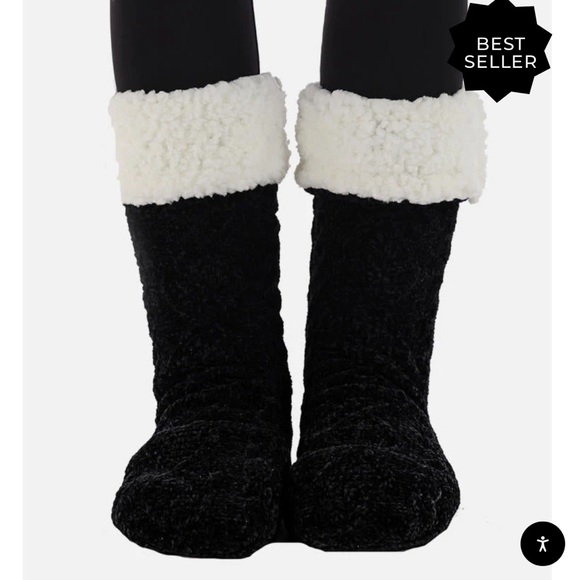 3 pairs of The Comfy Slipper Socks- fits Women size 6-10 - Picture 6 of 11